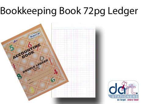 BOOKEEPING BOOK 72pg LEDGER