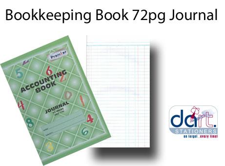 BOOKEEPING BOOK 72pg JOURNAL