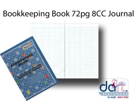 BOOKEEPING BOOK 72pg 8CC JOURN