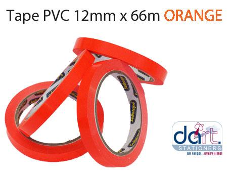 TAPE PVC 12mmx66m  ORANGE