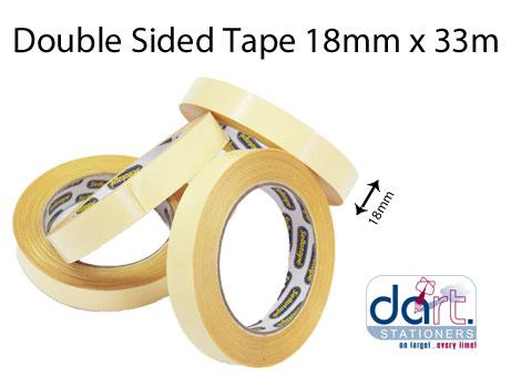 DOUBLE SIDED TAPE 18MM X 33M
