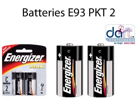 BATTERIES ENERGISER E93 PKT2