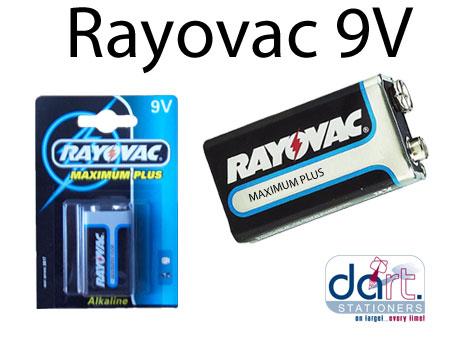 BATTERIES  RAYOVAC 9V EACH