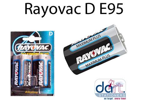 BATTERIES  RAYOVAC E95 PKT2