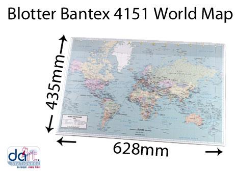 BLOTTER BANTEX 4151 WORL MAP