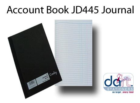 ACCOUNT BOOK JD445 JOURNAL