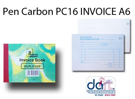 PEN CARBON  PC16 INVOICE BK