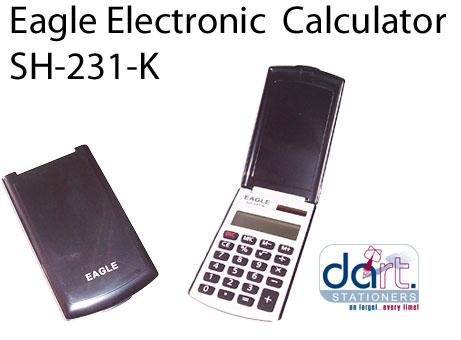 CALCULATOR EAGLE 8-DIG. IN HOLDER