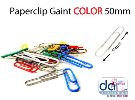 PAPERCLIP COLOR 50MM GAINT