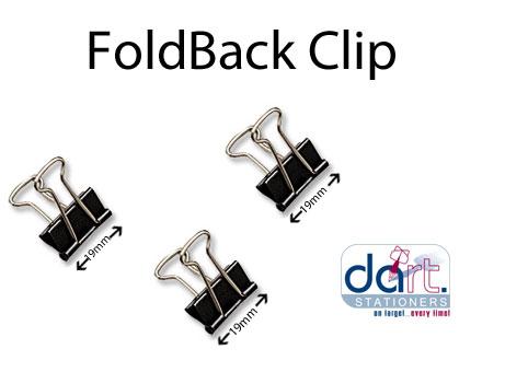 FOLDBACK CLIP 19mm