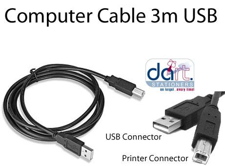 COMPUTER CABLE 3M USB