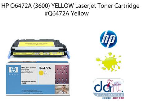 HP Q6472A L/J 3600 YELLOW TONER