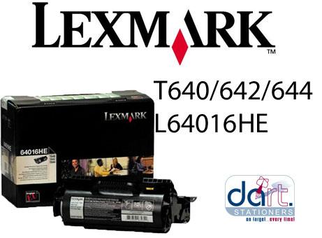 LEXMARK T640/642/644 ONE RETURN PROGRAMME