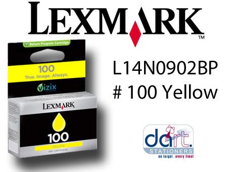 LEXMARK L14N0902BP #100 YELLOW STD YIELD