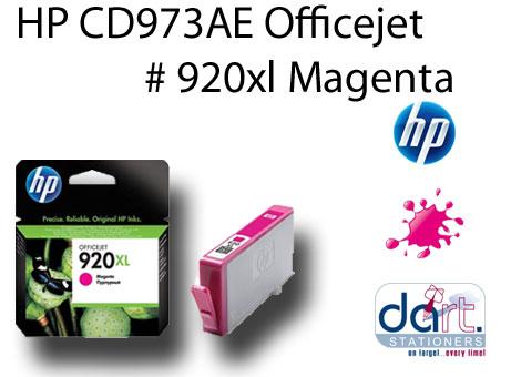 HP CD973AE MAGENTA O/JET INK CARTRIDGE