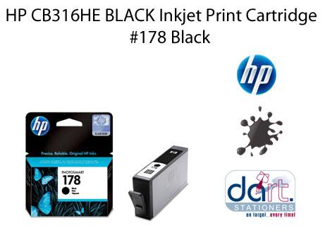 HP CB316HE #178 INK CARTRIDGE BLACK VIVERA