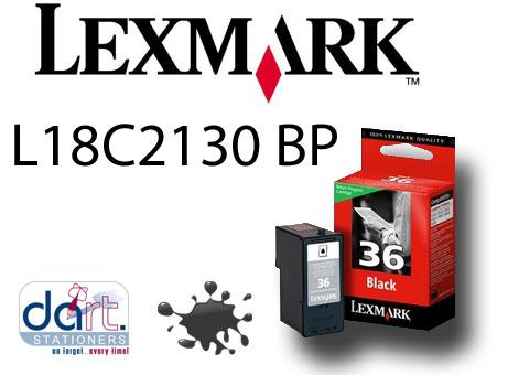 LEXMARK NO.36 BLK RETURN CART. L18C2130BP BLK