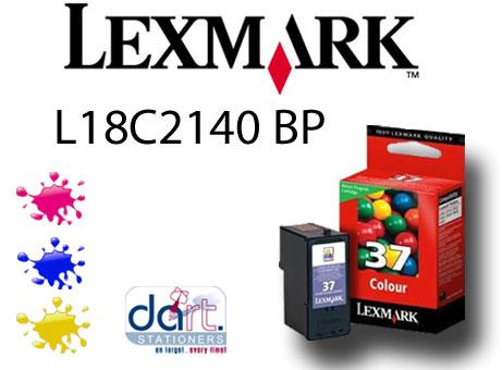 LEXMARK NO.37 COL. RETURN CART. L18C2140BP COL.