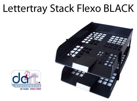 LETTERTRAY STACK FLEXO BLACK