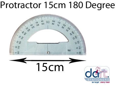 PROTRACTORS 15CM   180 DIGREE