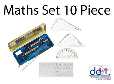 MATHS SET 10 PIECE