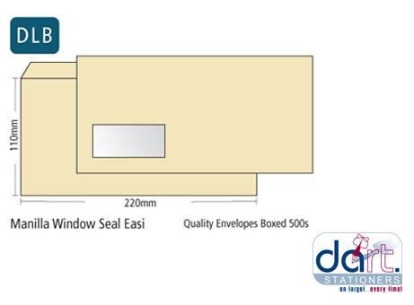 ENVELOPES DLB MAN.WIND S/SEAL