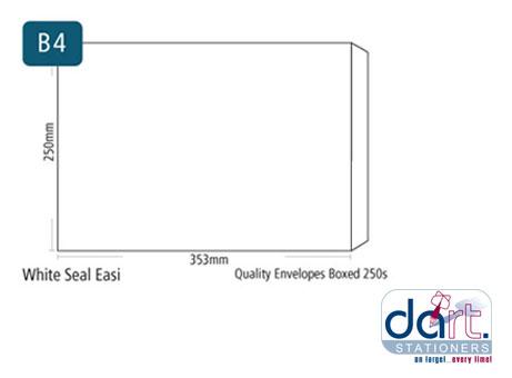 ENV 353X254 B4 WHITE S/SEAL