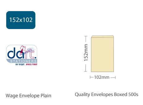 WAGE ENVELOPES 152x102 PLAIN