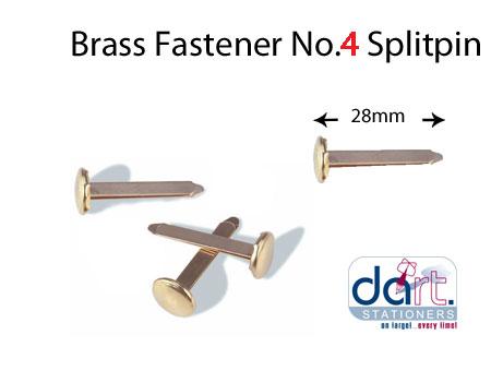 BRASS FASTENER No.4 SPLITPIN