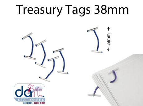 TREASURY TAGS  38mm