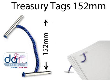 TREASURY TAGS  152mm