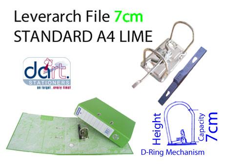 LEVERARCH STANDARD A4 LIME