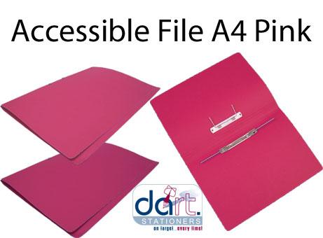 ACCESSIBLE FILE A4 PINK