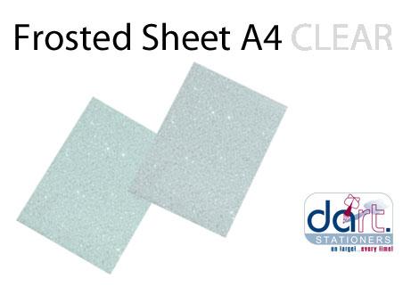 FROSTED SHEETS A4 CLEAR