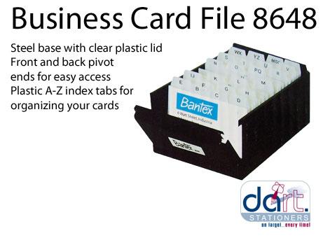 BUSINESS CARD HOLDER B8648 400 CARDS