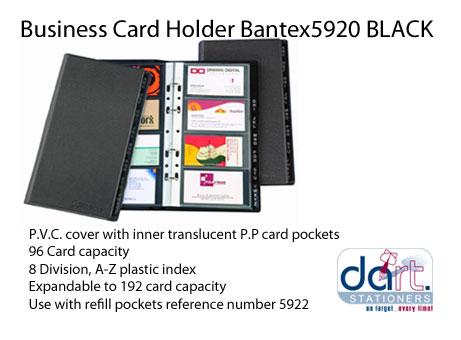 BUSINESCARD HOLDER BANTEX5920 BLACK