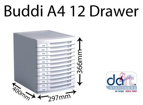 BUDDI 12 DRAWER A4