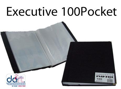 FLIPFILE EXECUTIVE 100POC BLAC