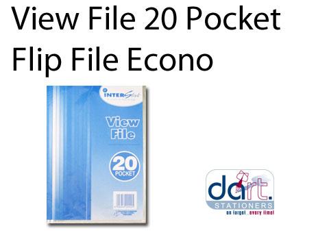 FLIPFILE ECONO A4 20 POCKET