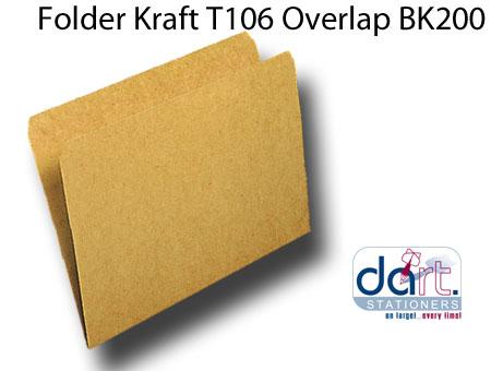 FOLDER KRAFT T106 O/LAP BK200