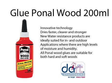 GLUE PONAL WOOD GLUE 200ML