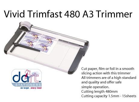 TRIMMER FELLOWES VIVID 480/A3 TRIMFAST