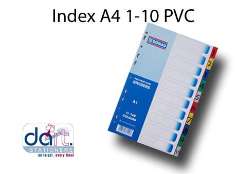 INDEX A4 No.1-10  PVC