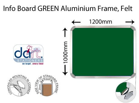 INFO BOARD 1200X1000 STD GREEN