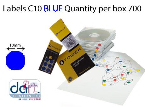 LABELS C10  BLUE