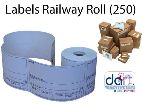 LABELS RAILWAY   ROLL(250)
