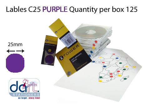 LABELS C25  PURPLE