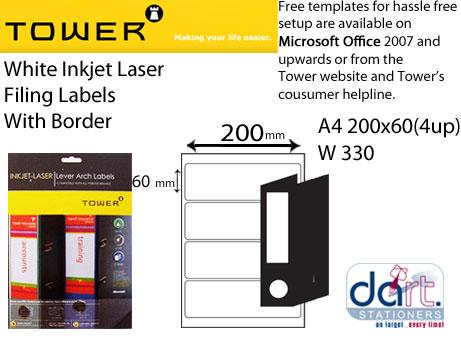 LASER LAB.   4UP 200X60 L/ARCH