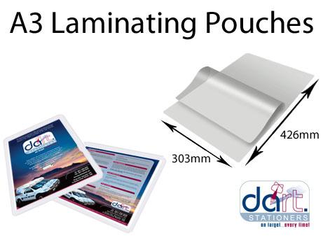 LAMINATING POCKETS A3 150 MICR