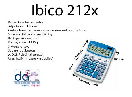 CALCULATOR IBICO 212X CALCULATOR